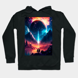 Magic in Chaos: Universe's Landscape Hoodie